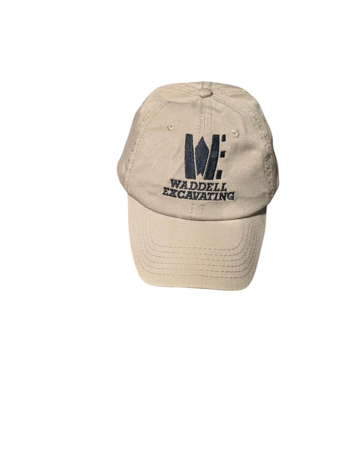 Waddell Excavating Beige Baseball Cap